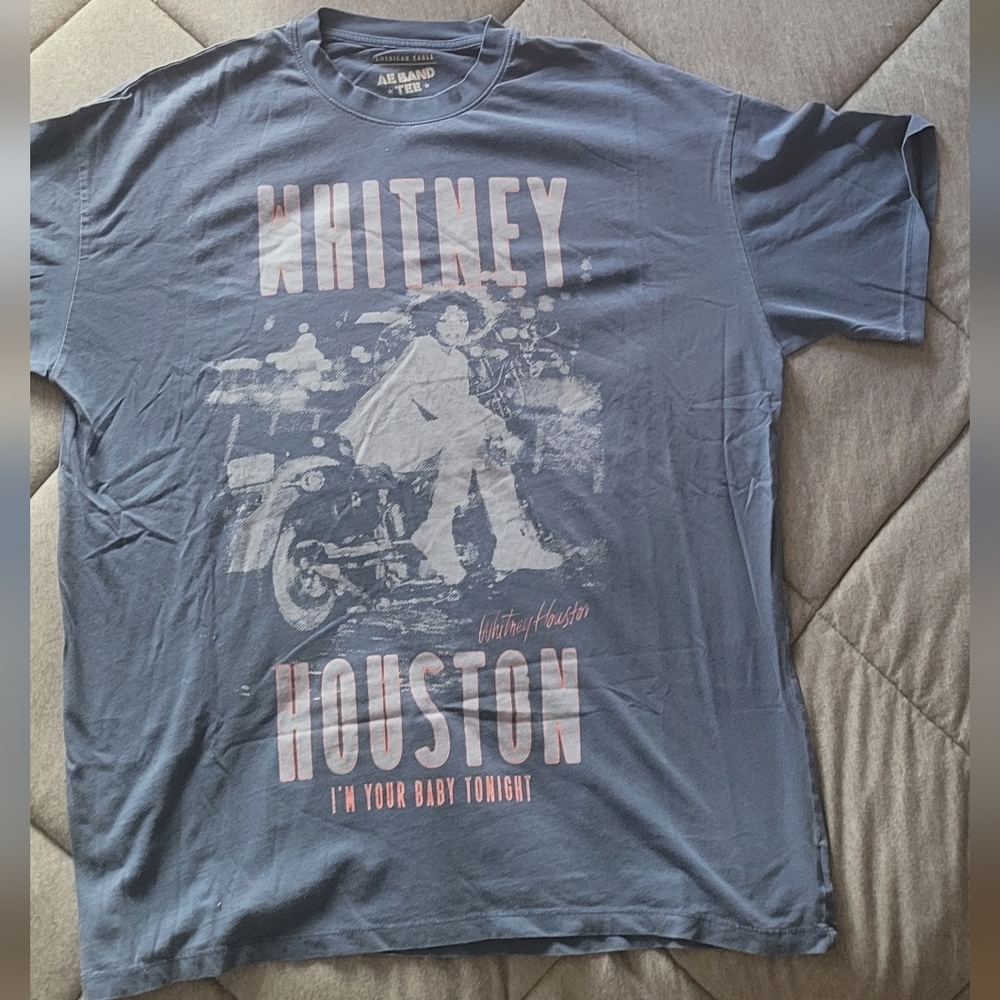American Eagle Band Tee Whitney Houston